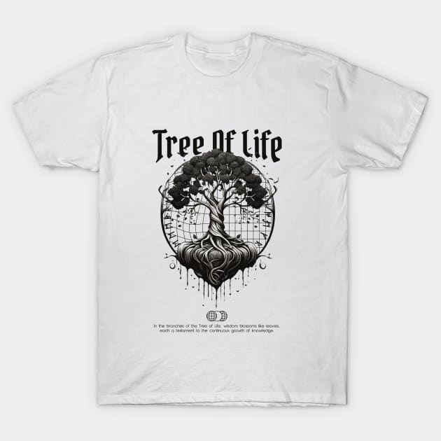 Tree of life wisdom T-Shirt by HelixCreation